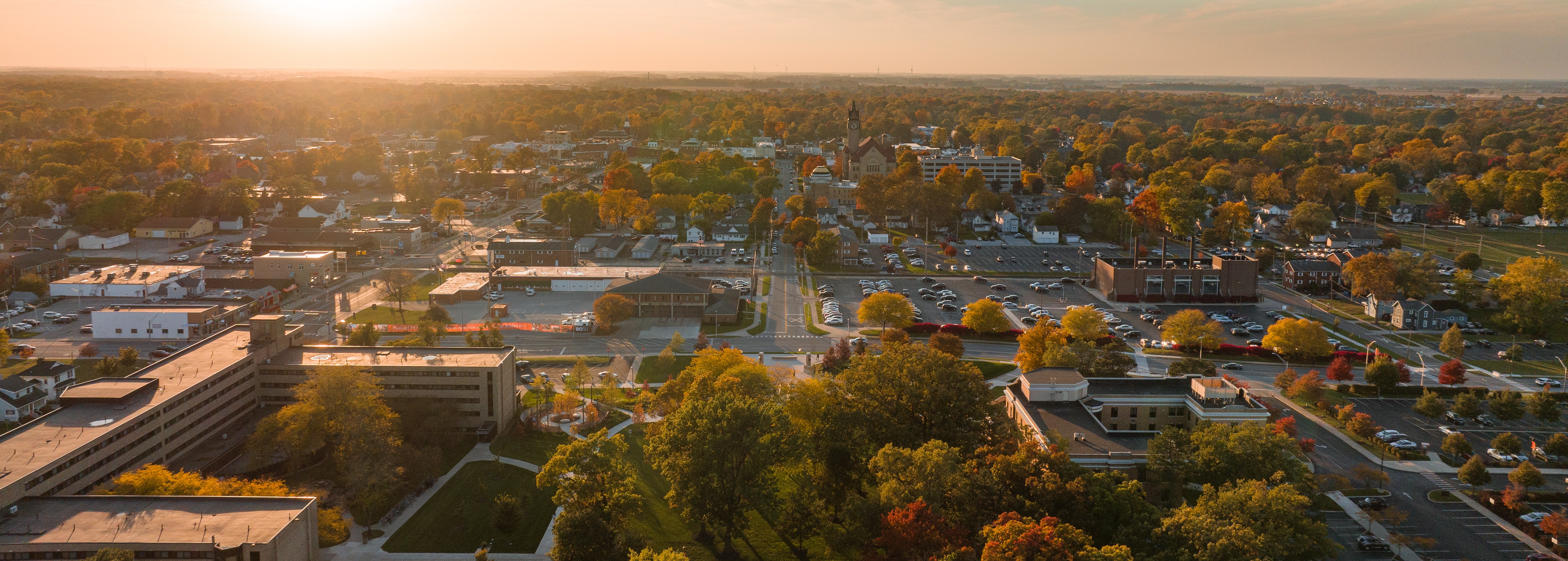Group of people in front of a building
