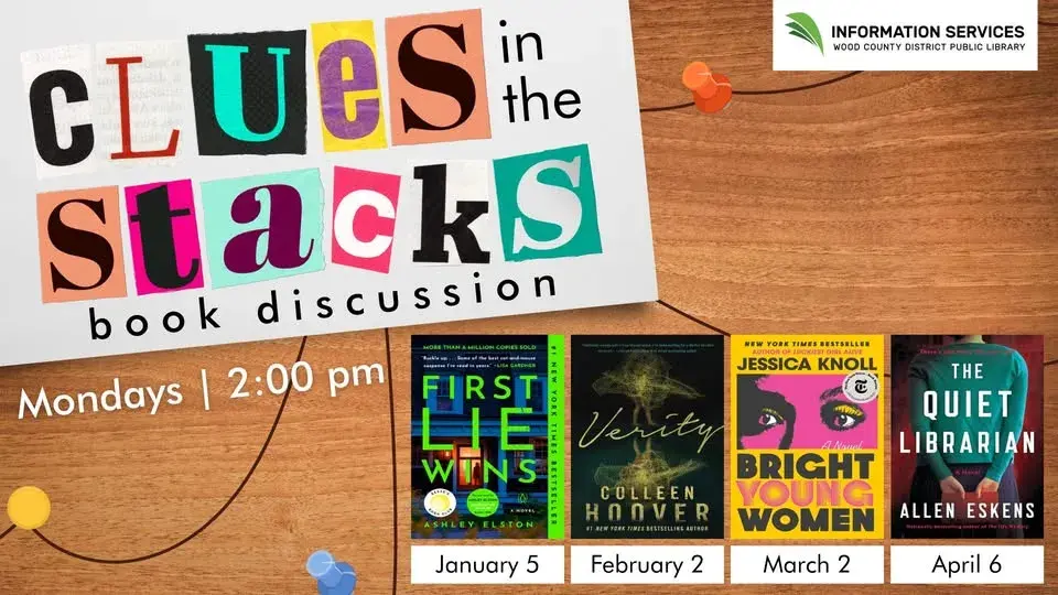 Clues in the Stacks Book Discussion