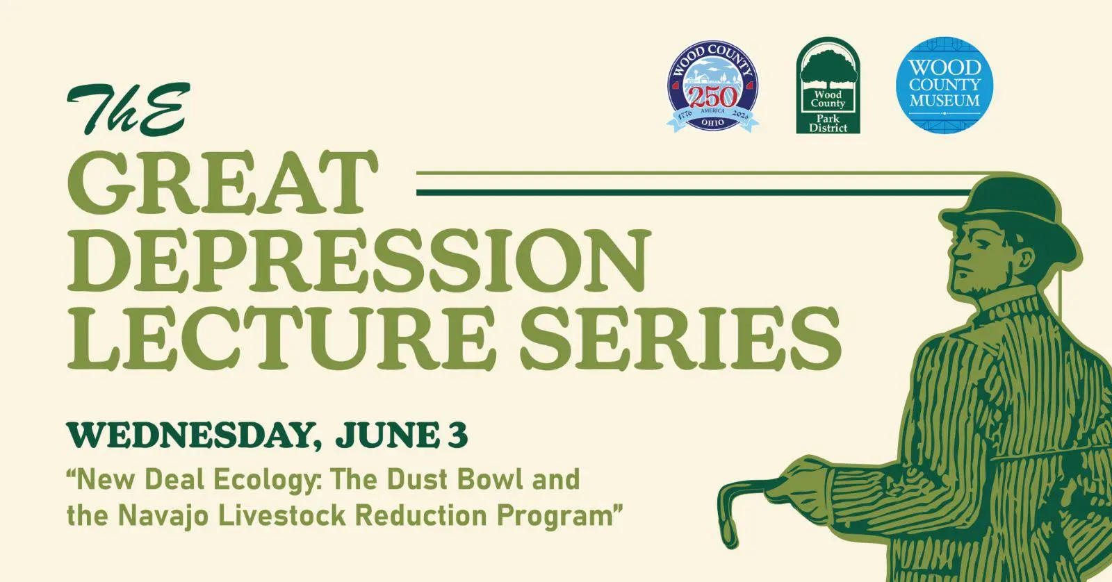 The Great Depression Lecture Series – “New Deal Ecology: The Dust Bowl and the Navajo Livestock Reduction Program”