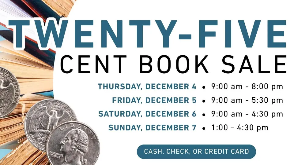 Twenty-Five Cent Book Sale
