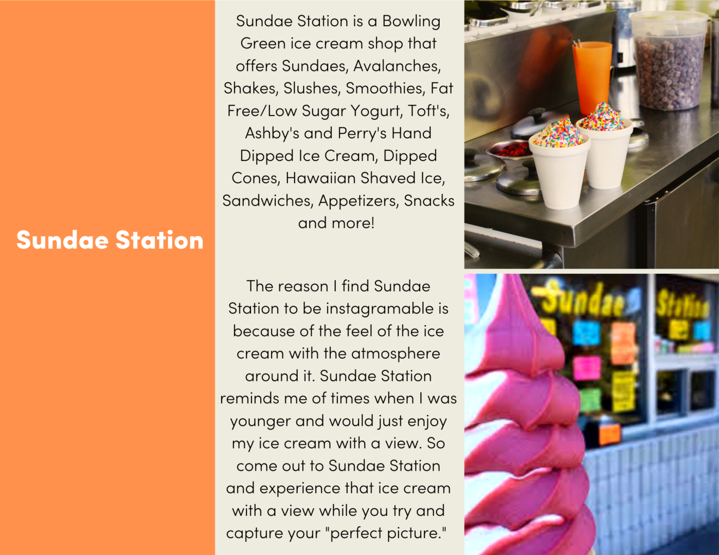 Instagramable Tour: The Sundae Station